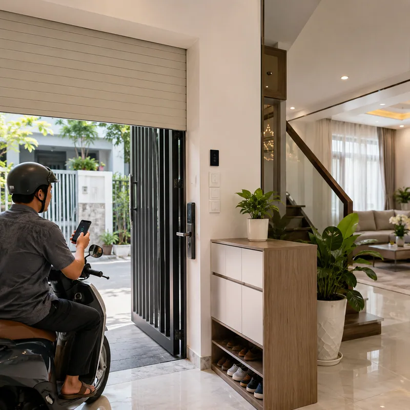 Bộ Điều Khiển Cửa Cuốn Thông Minh Zitech Pro - Ảnh 2