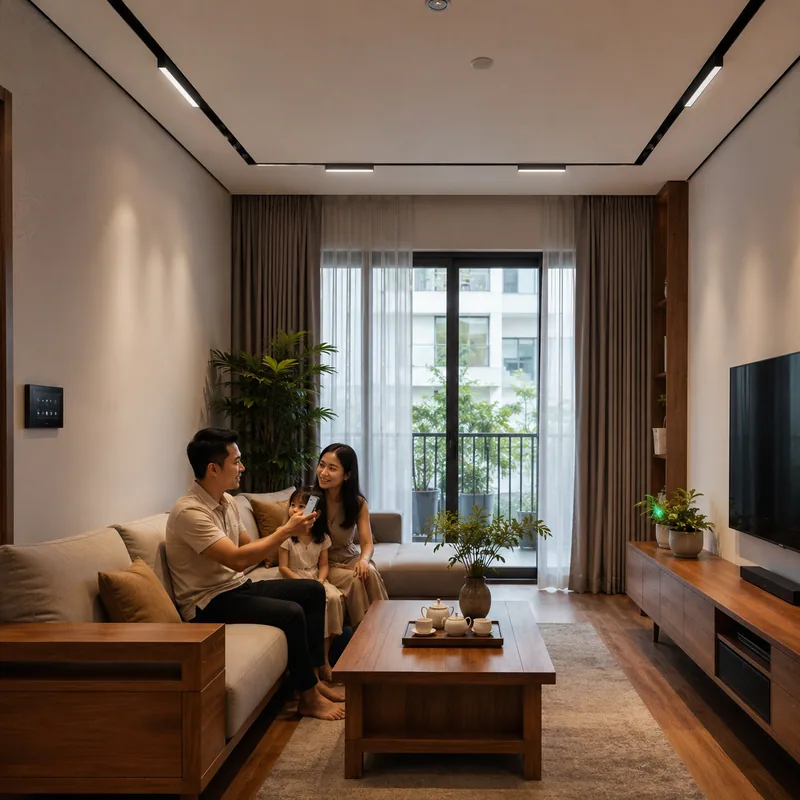 Đèn Ray Nam Châm Tán Quang Thẳng 12W Đăng Nguyên SmartHome - Ảnh 5