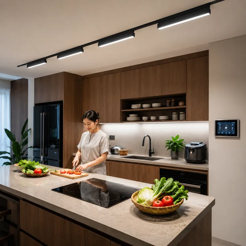 Đèn Ray Nam Châm Tán Quang Thẳng 12W Đăng Nguyên SmartHome - Ảnh 4