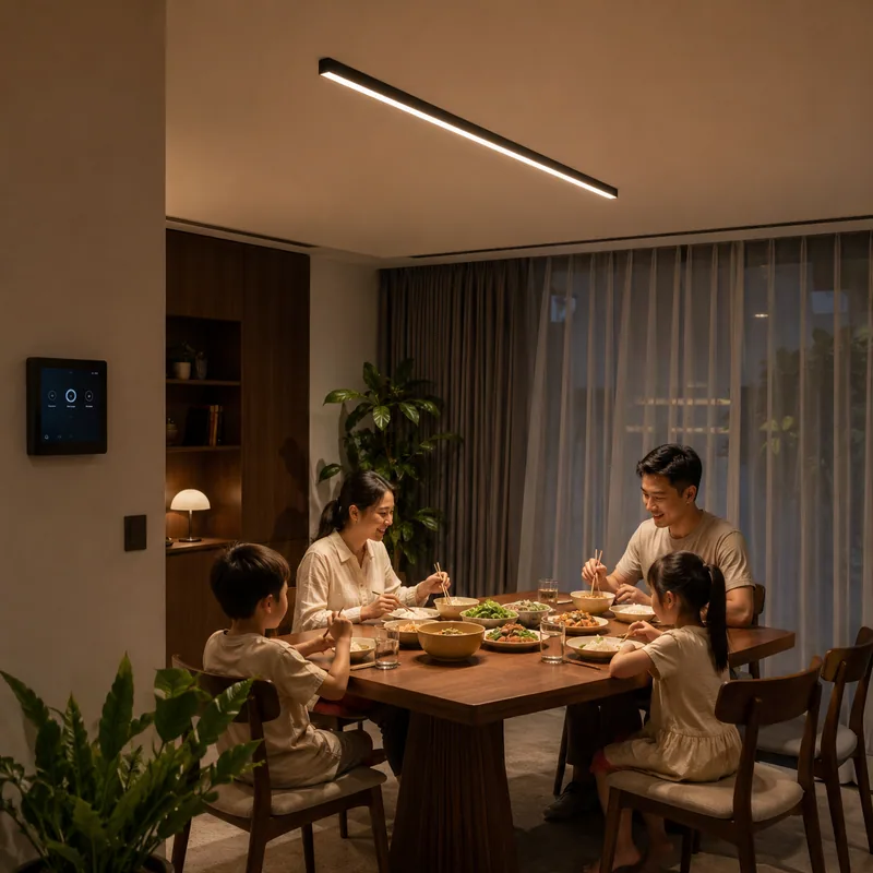 Đèn Ray Nam Châm Tán Quang Thẳng 12W Đăng Nguyên SmartHome - Ảnh 3