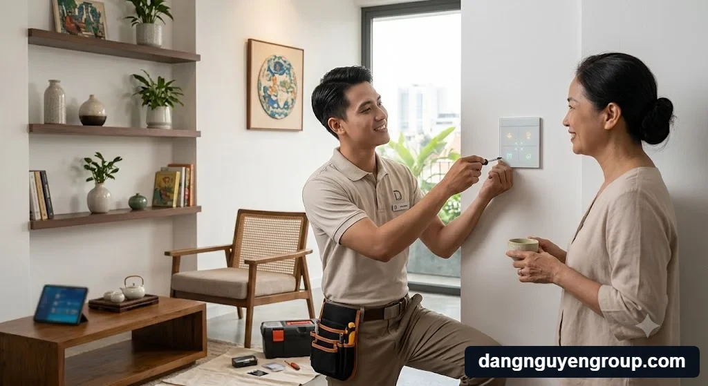 Chuyên gia tư vấn thi công kiểm chứng nhà thông minh có giúp tiết kiệm điện không tận nơi