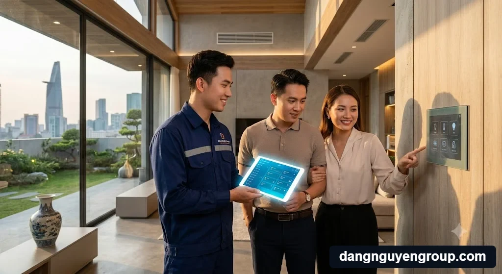 Kỹ sư Đăng Nguyễn Group tư vấn khi nào nên triển khai nhà thông minh trong quá trình xây dựng