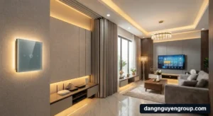 Khái quát tổng quan Những yếu tố ảnh hưởng đến chi phí nhà thông minh. tại showroom hiện đại