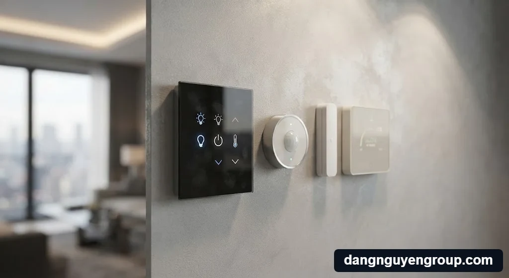 Giải pháp công nghệ và thiết bị không dây trong Những yếu tố ảnh hưởng đến chi phí nhà thông minh.